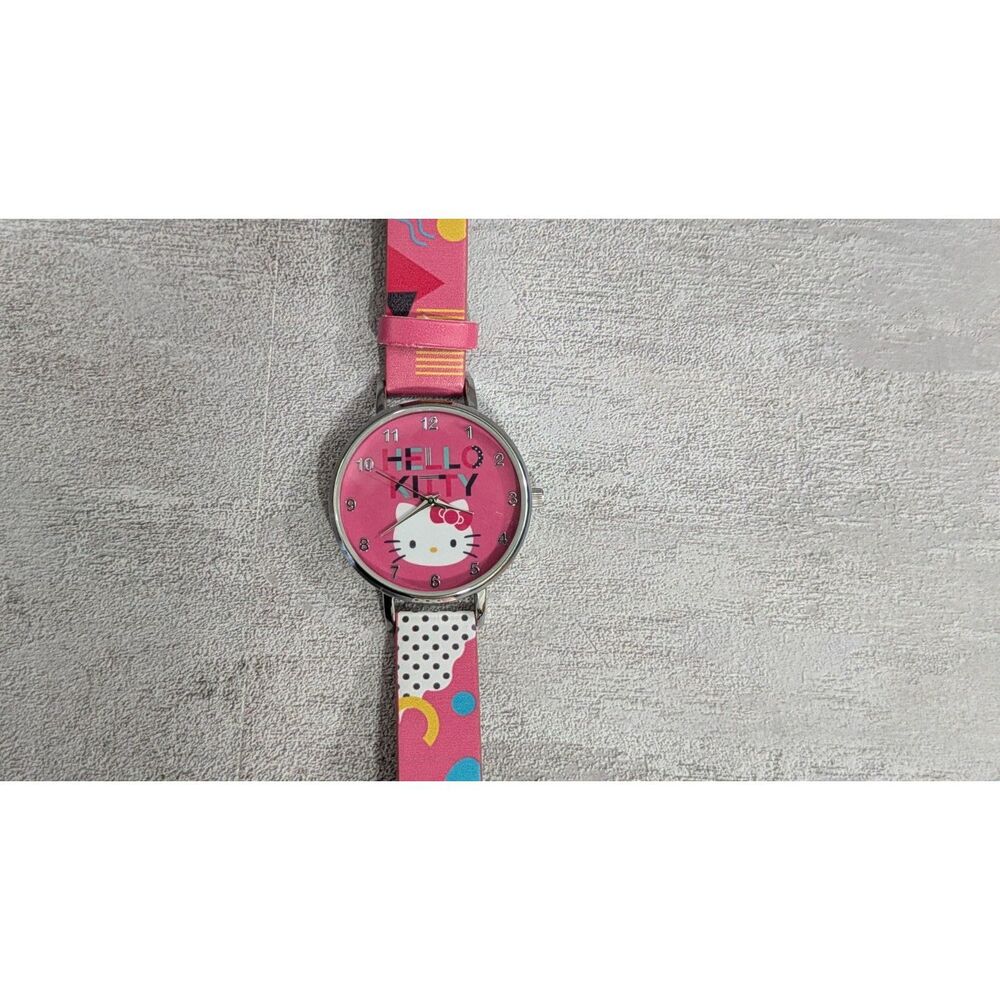 Hello Kitty Watch Y2K Aesthetic - Colorful Abstract Band